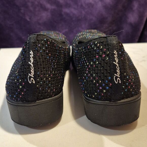 Skechers 8 Black with Bright color fabric stretch - Picture 5 of 7